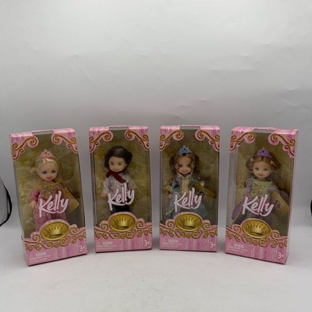 Barbie Kelly Club Princess of Enchantment Dolls Set Of 4 Dream Team Mattel NRFB